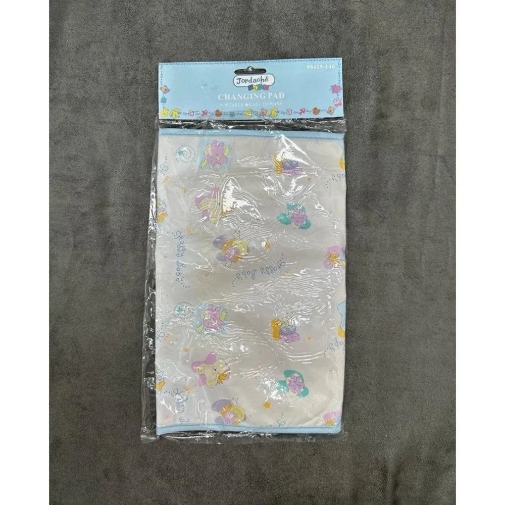Vintage Jordache Vinyl Pastel Baby Changing Pad